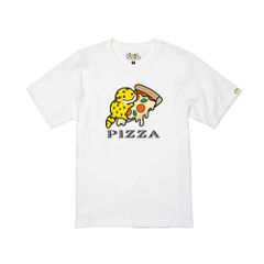 ぴり×ぴざ（えいご）半袖Ｔシャツ（白）