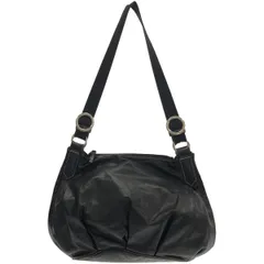 Yohji Yamamoto FEMME ヨウジヤマモト ファム 2006SS レザーショルダーバッグ ブラック  FR-I05-730のサムネイル