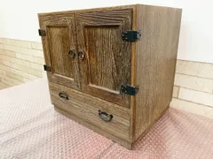 時代箪笥　ミニ箪笥　タンス　引き出し　桐箪笥　和箪笥　ミニ引き出し　匿名配送 クロシオ 引出箪笥 4段 民芸調 桐製 和タンス 幅67cm （ 和風