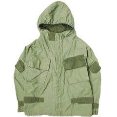 dahl'ia ダリア 日本製 バックサテン リメイクミリタリージャケット M OLIVE フーデッド ブルゾン アウター g21405