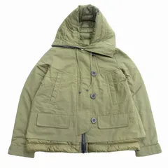 メイソングレイ MAYSON GREY レイヤード モッズ コート ジャケット ブルゾン ライナー ダウン ジップアップ フード 1 カーキ 緑系 グリーン レディースのサムネイル