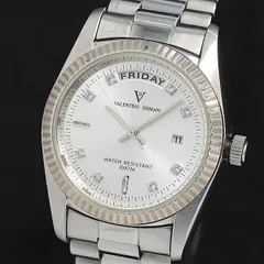 稼働 バレンチノドマーニ 腕時計 プラチナ文字盤 サファイア ダイヤ 1741 2025年最新】valentino domani 腕時計の人気アイテム - メルカリ