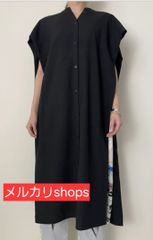 【新品】Titilate Valet  サイドプリントワンピース 　ブラック　日本製