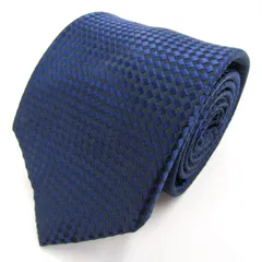 パーフェクトスーツ ブランド ネクタイ シルク チェック柄 PO メンズ ネイビー P.S.FA 【中古】