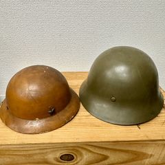 実物当時物旧日本軍大日本帝国鉄帽ヘルメット鉄兜特攻隊昭和レトロヴィンテージ骨董 WWII Japanese IJA Combat Steel Type 90 Helmet 第二次世界大戦