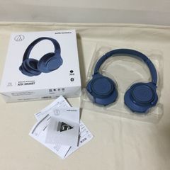 W595　Audio Technica　ワイヤレス　ヘッドホン　ATH-SR30BT ブルー　オーディオテクニカ
