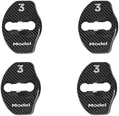 テスラ　モデル3　Model3のためのドアロックカバードアストッパーレバー保護カバーバックルフィット