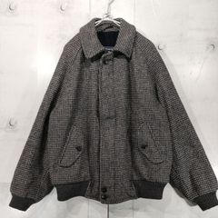 BURBERRY バーバリー ウール ハリントンジャケット サイズL程度