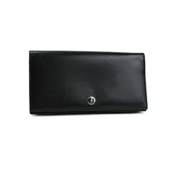 ダンヒル 二つ折り 長財布 レザー ブラック 中古 ABランク