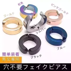 ポイント消化 激安 即購入OK フェイクピアス  1セット イヤーカフ 両耳分