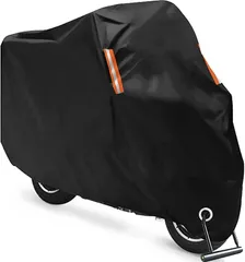 Softclub 互換品 バイクカバー 厚手 420Dオックスフォード素材 バイク用 L-220x95x100cm -ブラック(ブラック,  220x95x100cm)のサムネイル