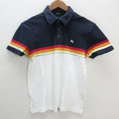 y■バーバリーブラックレーベル/BURBERRY BLACK LABEL半袖ポロシャツ■マルチ【 2 】MENS/25【中古】