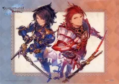 【中古】ポスター オリジナルA2クリアポスター ランスロット&パーシヴァル 「PS4ソフト GRANBLUE FANTASY-グランブルーファンタジー- ヴァーサス」 あみあみ購入特典