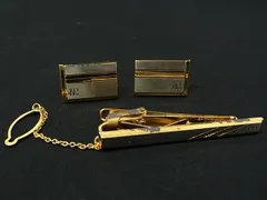 NINO RIVA ニノリバー ネクタイピン カフスボタン カフリンクス 紳士 メンズ 2点セット シルバー系×ゴールド系 DF7499 冠婚葬祭 結婚式 葬式