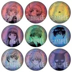 【中古】バッジ・ビンズ 全9種セット 「カードキャプターさくら25 トレーディングホログラム缶バッジ」