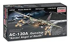 中古】【非常に良い】ミニクラフト 1/144 アメリカ空軍 AC-130A  