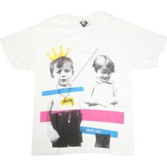 Size【M】 STUSSY ステューシー ROCKIN GOLD TEE WHITE Tシャツ 白 【中古品-良い】 20813191