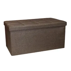 【送料無料】Cictokp収納スツール 収納ボックス 折り畳み オットマン 足置き76×38×38cm イス 椅子 丈夫 収納 ツールボックス チェア ベンチ 収納ベンチ 組み立て式 二人用 オットマン 足置き 座れる おもちゃ収納 子ども部屋 収納ケース ド