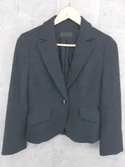 ◇ iCB アイシービー シングル 1B 長袖 ジャケット サイズ9 ダークグレー レディース  【1002800956227】