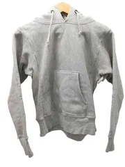 チャンピオン Champion USA製 赤単 復刻 REVERSE WEAVE WARMUP リバースィーブ ウォームアップ 霜降り プルオーバー パーカー 袖目付き  メンズ import：S 