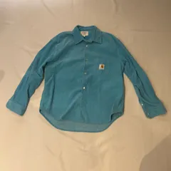 Carhartt × AWAKE NY カーハート × アウェイクニューヨーク Corduroy Shirt　コーデュロイシャツ IO31715 ブルー size:L【代官山A06】
