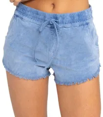 【送料無料】 ロキシー レディース ハーフパンツ・ショーツ ボトムス Roxy Women's Scenic Route Corduroy Shorts Infinity Blue