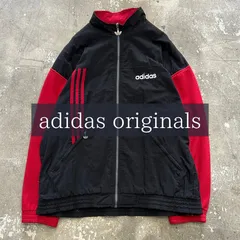 80s 90s adidas originals アディダスオリジナルス ナイロンジャケット トラックジャケット ジャージ 古着 M トレファイルロゴ ジャケット スポーツウェア ブロークコア