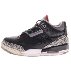NIKE (ナイキ) AIR JORDAN 3 RETRO OG エアジョーダン ハイカットスニーカー ブラック/グレー US9/27cm 854262-001