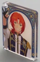 【中古】キーホルダー 月永レオ(Knights衣装) 「あんさんぶるスターズ!! 追憶セレクション チェックメイト×animatecafe トレーディング CoLotta 追憶セレクション チェックメイト」