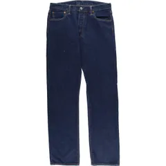 古着 濃紺 リーバイス Levi's リーバイス501 ユーロモデル ストレートデニムパンツ メンズw33相当/eaa555011