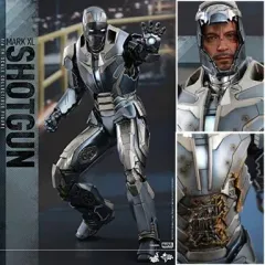 【中古】フィギュア アイアンマン・マーク40(ショットガン) 「アイアンマン3」 ムービー・マスターピース 1/6 アクションフィギュア