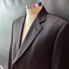 ジョルジオアルマーニ　黒タグ　ウールジャケット　サイズ46　美品 激レアビンテージ 黒タグ ジョルジオアルマーニ ジャケット