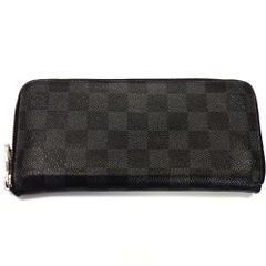 Th994671 ルイ・ヴィトン ダミエ グラフィット ジッピー・ウォレット ヴェルティカル N63095 ブラック系 LOUIS VUITTON 中古