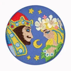 アニメージュとジブリ展　刺繍ブローチ　バロン＆ルイーゼ　耳をすませば　tamao バロンルイーゼ耳をすませばブローチアニメージュとジブリ展