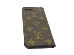 LOUIS VUITTON ルイヴィトン M61905 モノグラム フォリオ iPhone7 iPhone8対応 アイフォンケース スマホケース ブラウン系 FG4742