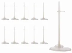 【特価セール】ジェニーちゃん 1/6 ねんどろいど 人形 スタンド ドール リカちゃん 10個セット フィギュア ドールスタンド (クリアー) heizi