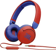 小 レッド/ブルー JBL JR310 子供向け ヘッドホン 音量制御機能搭載