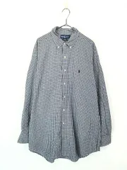 古着 90s Ralph Lauren 「BLAKE」 マルチ チェック BD シャツ XL 古着