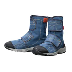 ☆ ネイビー ☆ Lサイズ（26.0～26.5） ☆ らく足袋撥水モデル 先丸 地下足袋 スニーカー メンズ レディース ブーツ らく足袋撥水モデル 先丸 FU-SOLEIL フーソレイユ 長靴 作業靴 靴 くつ クツ 撥水 はっ水 ワークブーツ