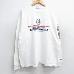 XL/古着 チャンピオン champion 長袖 ビンテージ Tシャツ メンズ 00s コネチカットハスキーズ バスケットボール 大きいサイズ コットン ク