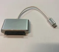 USB C-SATA 22ピン 2.5インチハードディスクドライバSSDアダプタ　変換アダプター 5Gbps高速 USB3.1 Type-C SATAケーブル 外部電源不要 20CM HDD/SSD対応 Type-Cデバイスすべて対応 (銀、黒)2カラー選択