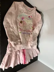 Mezzo Piano 120cm トレーナー＆スカートセット ピンク系 汚れあり