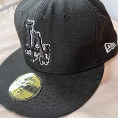 ホラーデザイン　LA ドジャース　ニューエラ　59fifty キャップ　帽子　黒　58.7cmのサムネイル