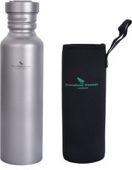 Boundless Voyage Ti3002D 純チタン水筒 750ml キャンプ用品 ソロキャン バーベキュー チタン 食器 アウトドア