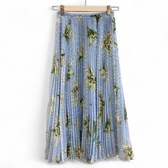 バレンティノ　春夏　スカート Amazon.co.jp: [HENANA] 花柄 シフォン ティアードスカート