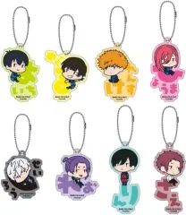 【中古】キーホルダー 全8種セット 「ブルーロック おなまえぴたんコ アクリルキーホルダー」