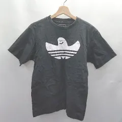 ◇ ⊂ adidas アディダス ロゴ　半袖 Tシャツ サイズ S ブラック系 レディース E  【1501160043078】