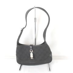 『USED』 GUCCI グッチ ジャッキー ミニショルダー 007・2039 001274 ショルダーバッグ GGキャンバス/レザー  ブラック【中古】 USED』 グッチ ジャッキー ミニショルダー 007・2039 001274