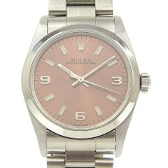 【ROLEX】ロレックス オイスターパーペチュアル cal.2230 77080 ステンレススチール 自動巻き レディース ブロンズ文字盤 腕時計