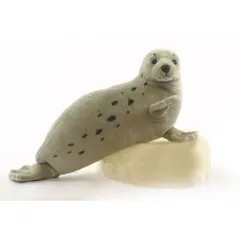 HANSA タテゴトアザラシ57 L57(cm) 4053 ぬいぐるみ ハンサ クリスマス 誕生日 プレゼント 動物 犬 猫 鳥 うさぎ ペンギン アニマル 置物 人形 フィギュア KOESEN ケーセン 大きい マスコット 実物大 大型のサムネイル